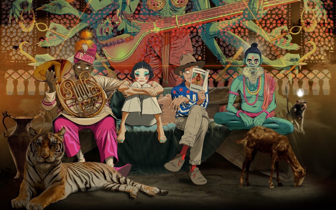 GORILLAZ LANÇA “THE HAPPY DICTATOR”, PARCERIA COM O DUO SPARKS, FAIXA QUE ANTECEDE O ÁLBUM “THE MOUNTAIN”