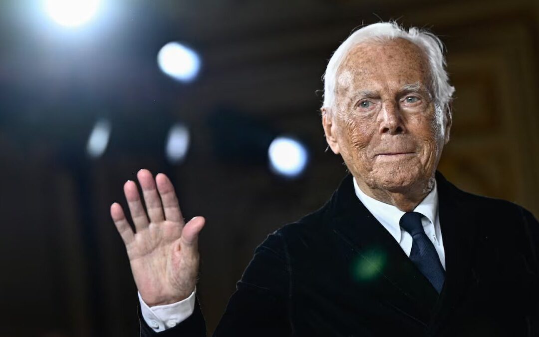 GIORGIO ARMANI, O ÍCONE FASHION MINIMALISTA, MORRE AOS 91 ANOS, E DEIXA UM LEGADO DISCIPLINAR