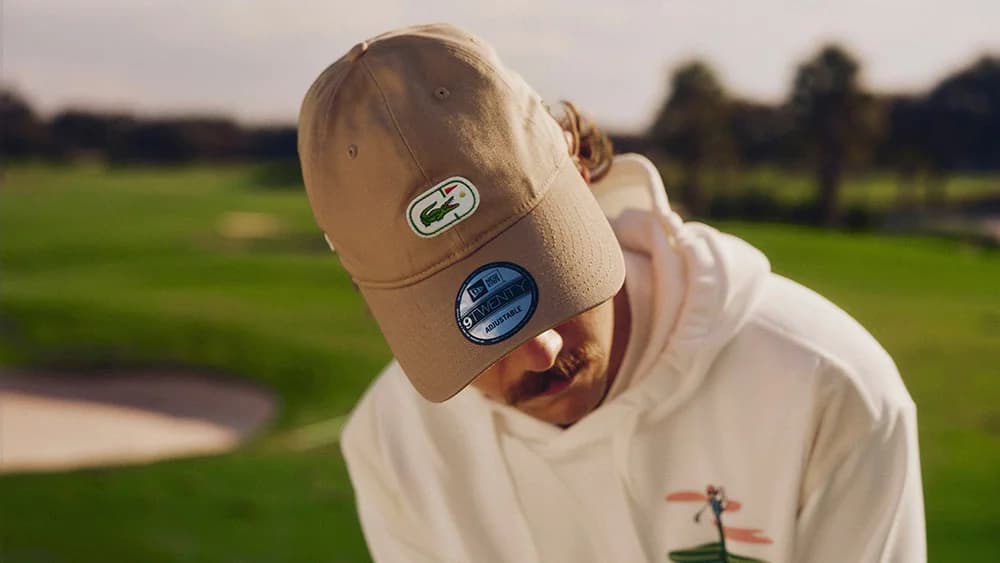 LACOSTE E NEW ERA SE JUNTAM EM COLLAB DEDICADA AO UNIVERSO DO GOLFE CONTEMPORÂNEO